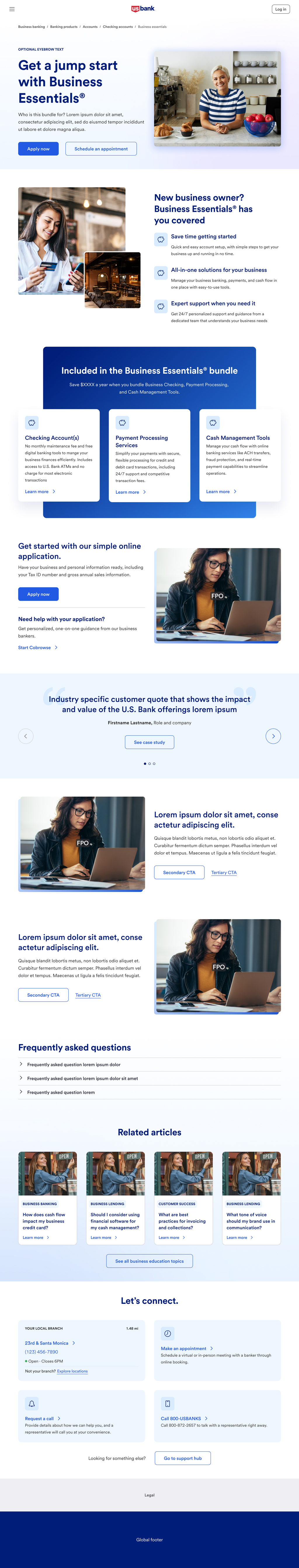 Bundled product page template.